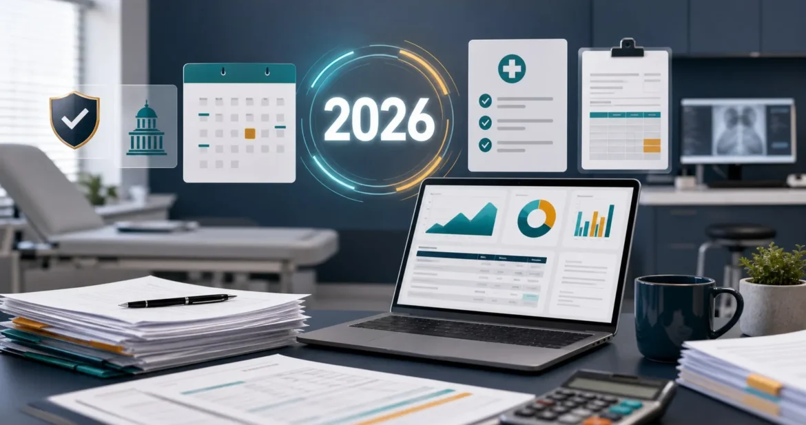 omnibridge-healthcare-billing-2026-industry-changes Healthcare billing policy changes and practice revenue dashboard for 2026