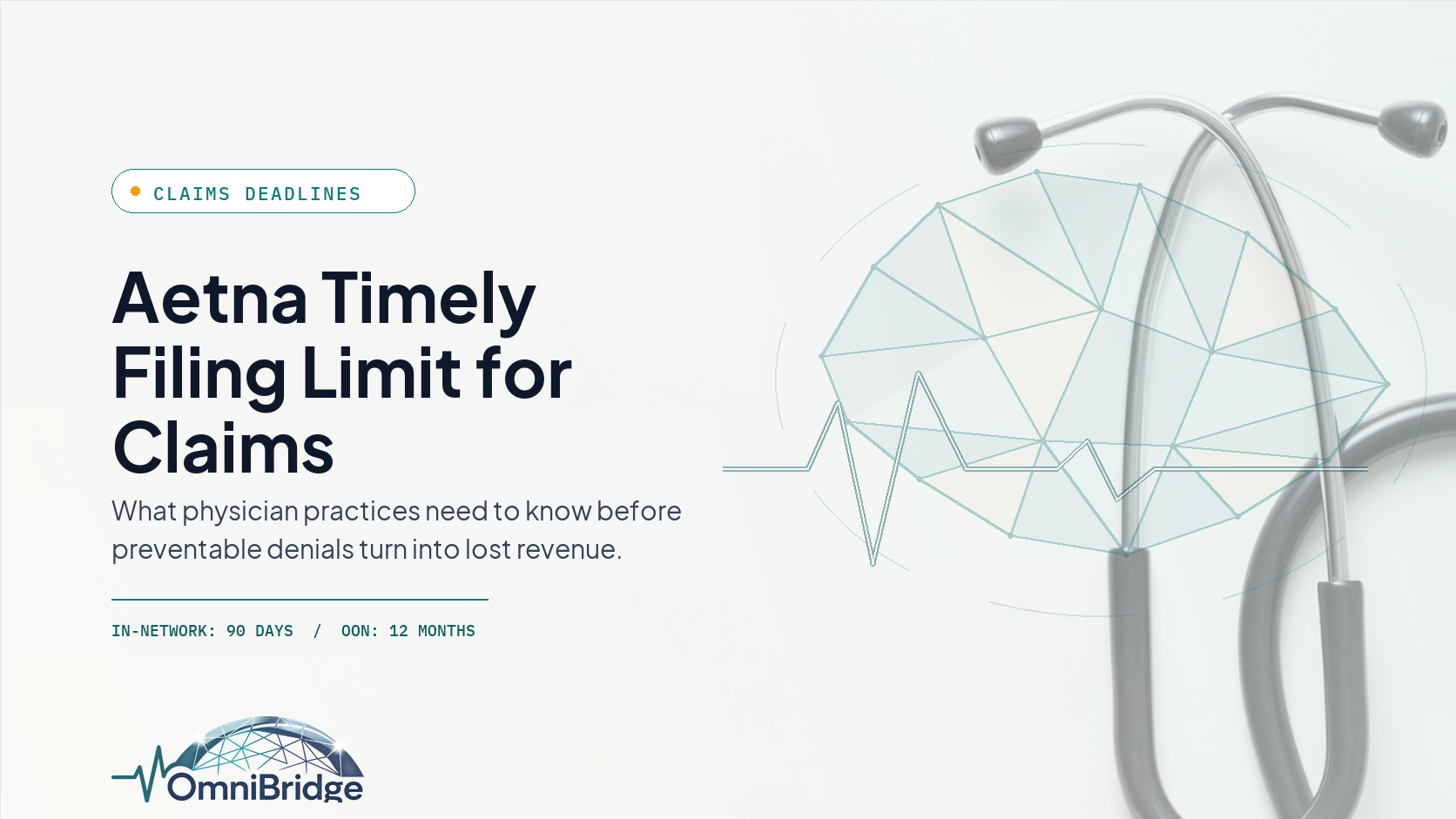 Aetna timely filing limit for claims — submission deadlines for physician practices
